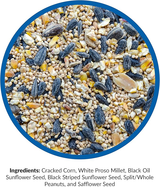 Lyric Wild Bird Mix - Wild Bird Food for Outside Feeders - Attracts Doves, Jays and many more - 40 lb. Bag