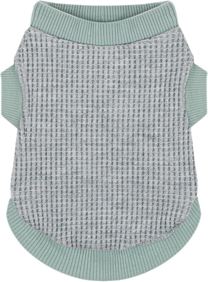 Cozy and Functional Dog Shirts for Small Puppies: Stretchable Green Attire with Easy-On Design, Ideal for Chihuahuas and Yorkies - Enhance Comfort and Playfulness on Chill Days Small