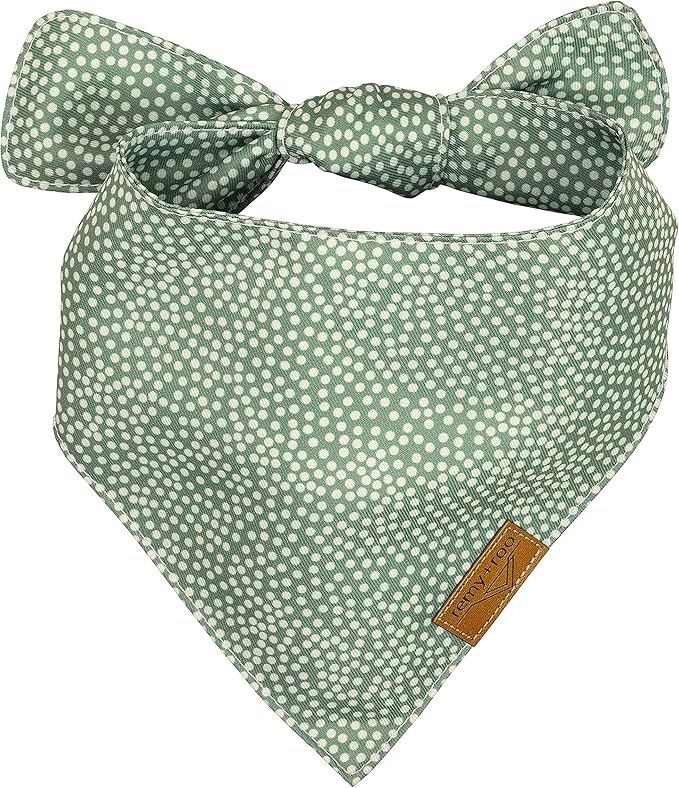 Remy+Roo Large Spring Dog Bandanas - 4 Pack Katherine Set | Premium Durable Adjustable Polyester Fabric Dog Scarfs | Patented Shape Girl Dog Bandana, Trendy Pattrens, Floral Dog Bandana
