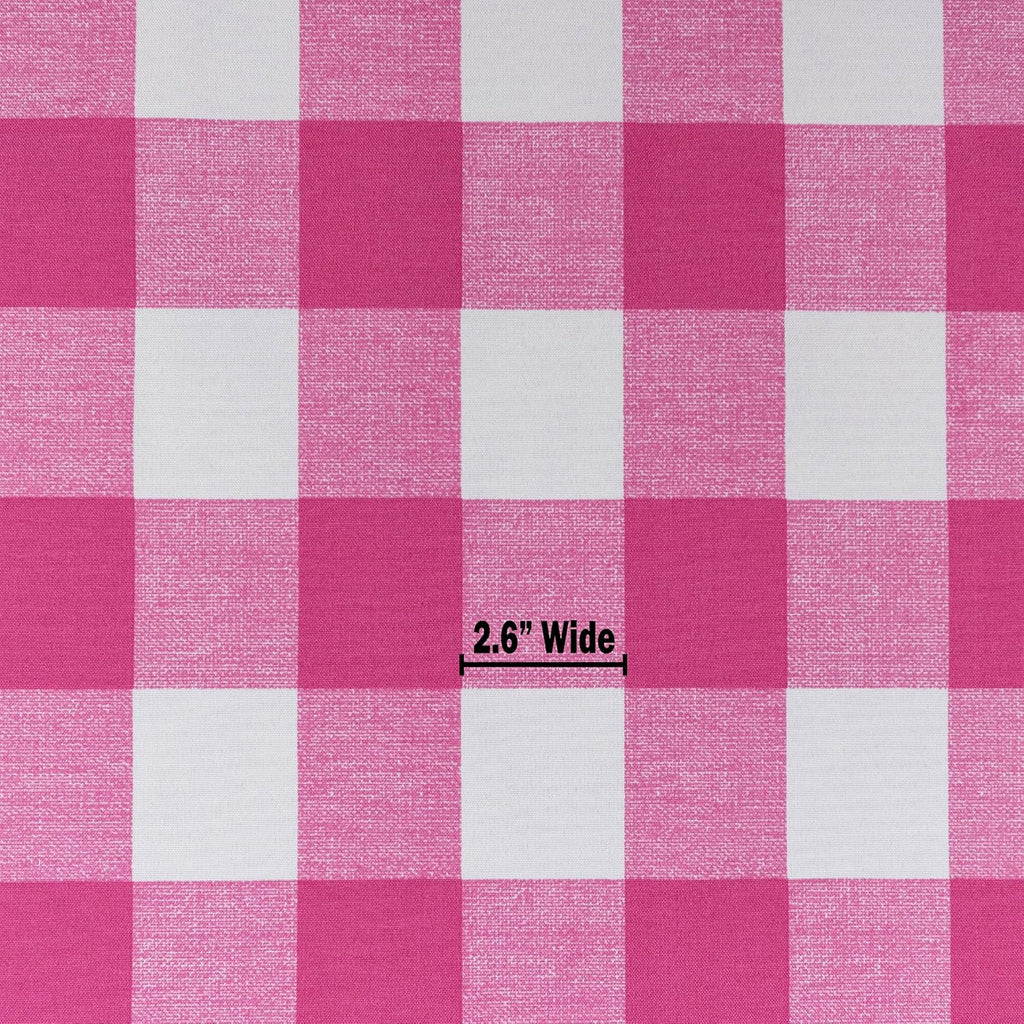 RSH DECOR: Tufted Wicker Loveseat Cushion | 41” x 19" | All-Weather Spun Fabric | Water and Fade-Resistant | Outdoor Settee Cushion for Patio Furniture | Classic Pink Buffalo