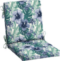 Arden Outdoor Midback Chair Cushion, 18 x 16.5, Rain-Proof, Fade Resistant Salome Tropical
