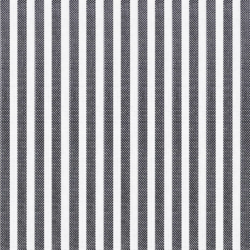 AAAAAcessories D-Shaped Chair Cushions, Featuring Ties and Removable, Machine-Washable Cover, 2'' Thick Seat Pads for Kitchen and Dining Rooms, 17'' x 16'', Set of 8, Pinstripe Dark Gray