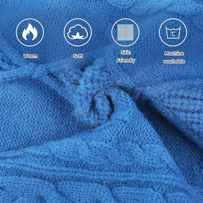 ASENKU Knitted Dog Sweater, Pullover Big Thermal Dog Winter Sweater, Turtleneck Doggy Sweaters for Large Medium Dogs Boy Girl,Warm Pet Sweatshirt for Labrador,Golden Retriever,2XL