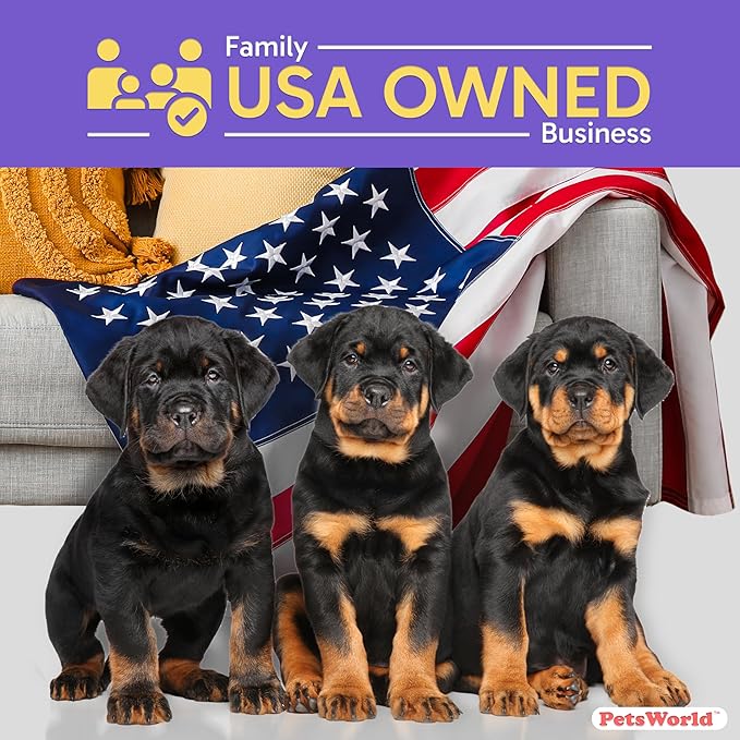 PetsWorld XL Dog Pee Pads 30"x36", 600-Count – Heavy Duty, Leak-Proof Potty Training Pads for Puppies & Large Dogs, Super Absorbent, Quick-Dry Disposable Pads with Odor Control