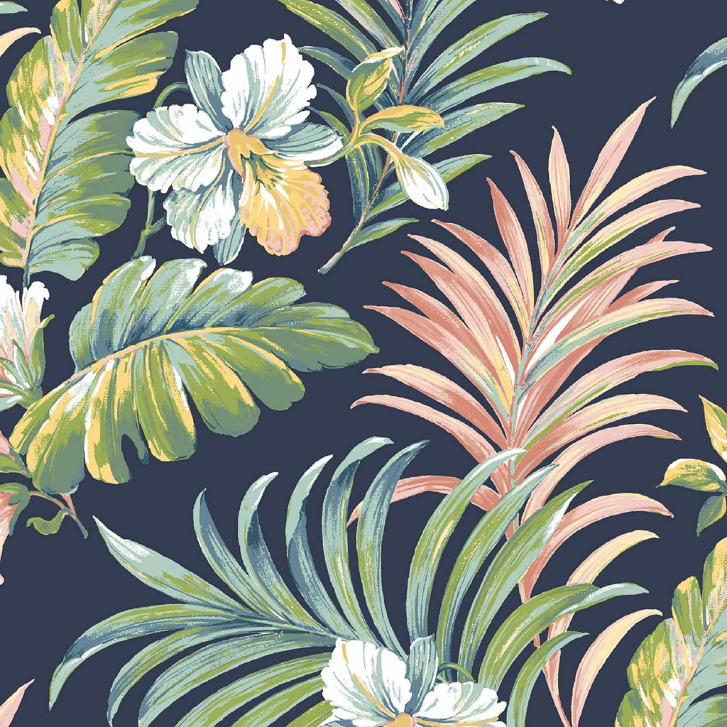 Arden Outdoor Midback Chair Cushion, 18 x 16.5, Rain-Proof, Fade Resistant Simone Blue Tropical