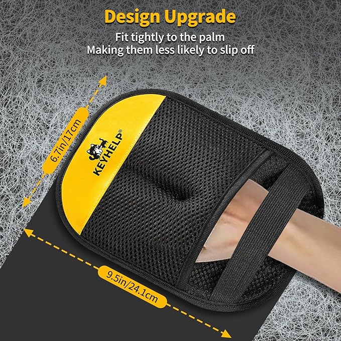 2Pcs Pet Hair Removal Glove for Dogs & Cats, Newly Upgraded Reusable Electrostatic Pet Hair Gloves, Pet Hair Remover Tool for Clothing, Couch, Carpet, Car Seat