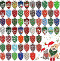 60 Pcs Christmas Dog Bandanas Bulk Adjustable Triangle Dog Scarves Bibs Xmas Puppy Bandanas Pet Neckerchief Washable Holiday Dog Bandana Christmas Party Small Medium Large Dog Pet Grooming
