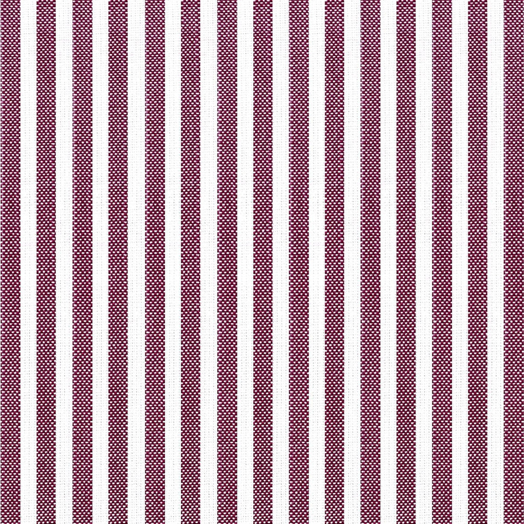 AAAAAcessories D-Shaped Chair Cushions, 2" Thick Dining Chair Pads with Ties and Removable, Machine-Washable Cover, 17" x 16", Pinstripe Red