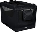 Amazon Basics Folding Portable Soft Pet Dog Crate Carrier Kennel, 36 x 24 x 24 inches, Black
