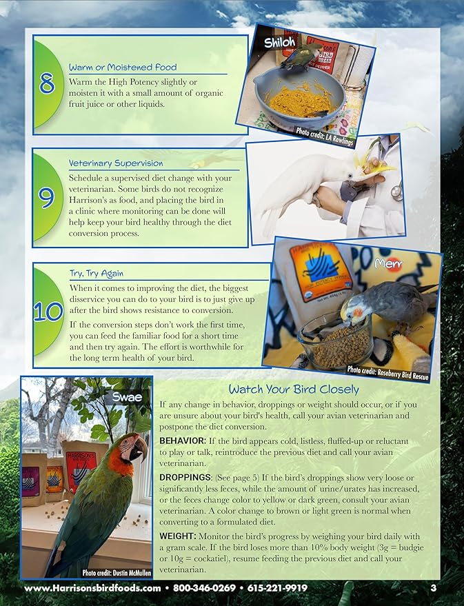 Harrison's Bird Foods High Potency Maximum Nutritional Formula for Small to Medium Birds, Certified Organic Non-GMO Pet Bird Food, Vet-Developed, Suitable for All Life Stages, 2.27 kg/ 5 lb