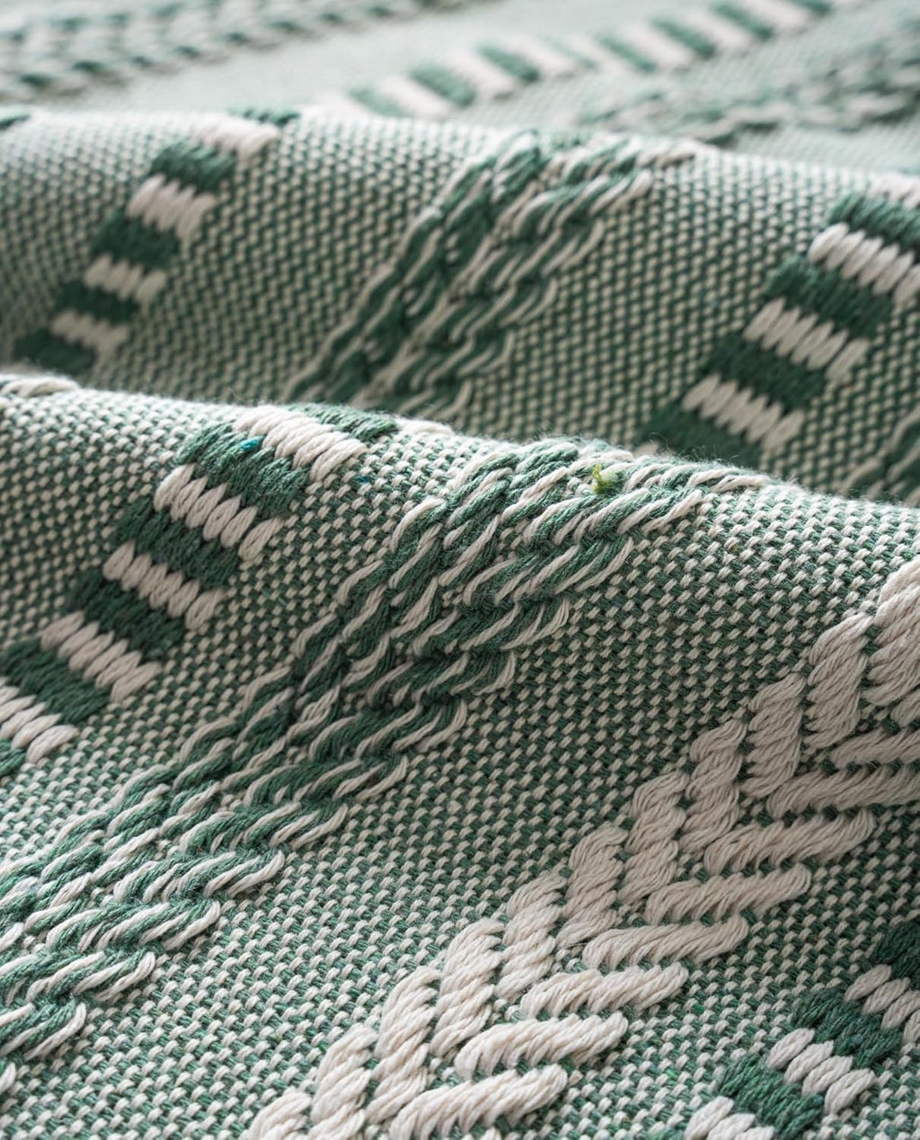 Boho Throw Pillow Covers 12x20 Inch Set of 2, Farmhouse Decorative Couch Pillow Cases, Light Green Accent Pillows of Bed, Sofa Bedroom Living Room Home Decor Cushion Cover