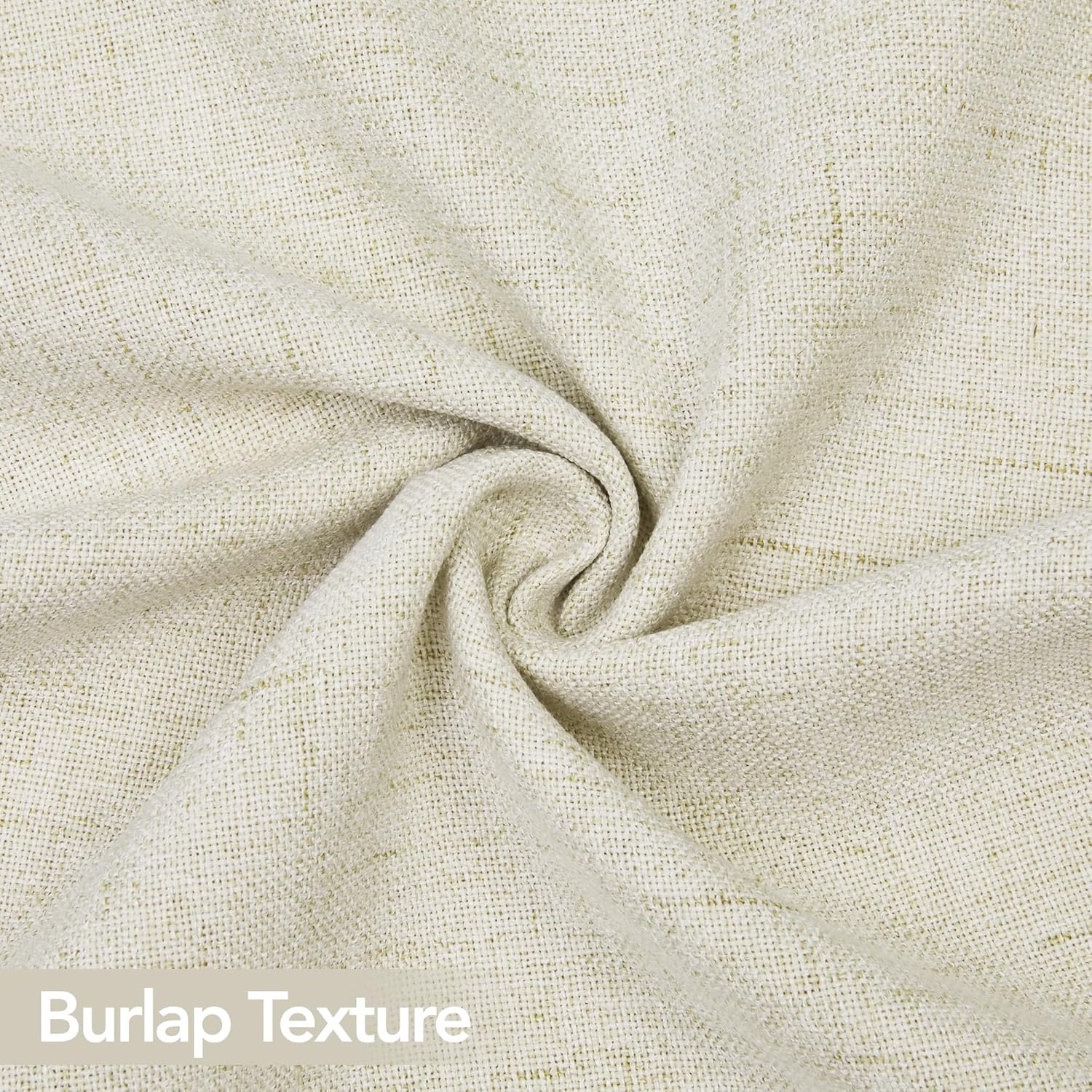 Deconovo Pillow Covers 18x18, Throw Pillow Cover, Faux Linen Decorative Pillow Covers for Throw Pillows, Pillow Cases Standard Size for Home(18 x 18 Inch, Cream, Set of 4, No Pillow Insert)