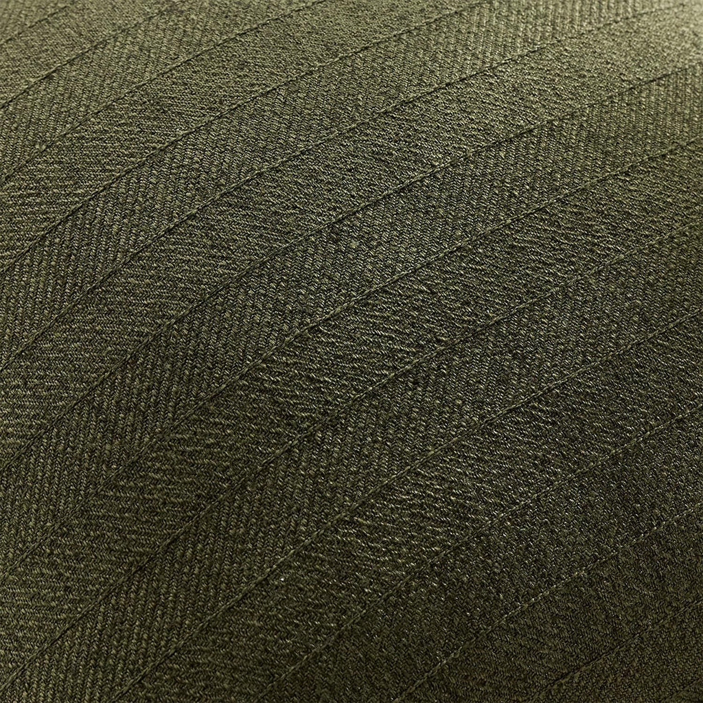 22x22 Linen Pillow Covers Olive Green Pack of 2 Farmhouse Boho Neutral Accents Striped Textured Square Decorative Throw Pillow Cases for Living Room Couch Bed Home Decor