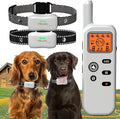 Wireless Dog Fence & Ultrasonic Training Collar -1160-Yard Adjustable Boundary for Outdoor, 6100FT Remote, 4 Modes (Beep/Vibration/Static/Ultrasonic), IPX7 Waterproof, 185-Day Standby, Grey