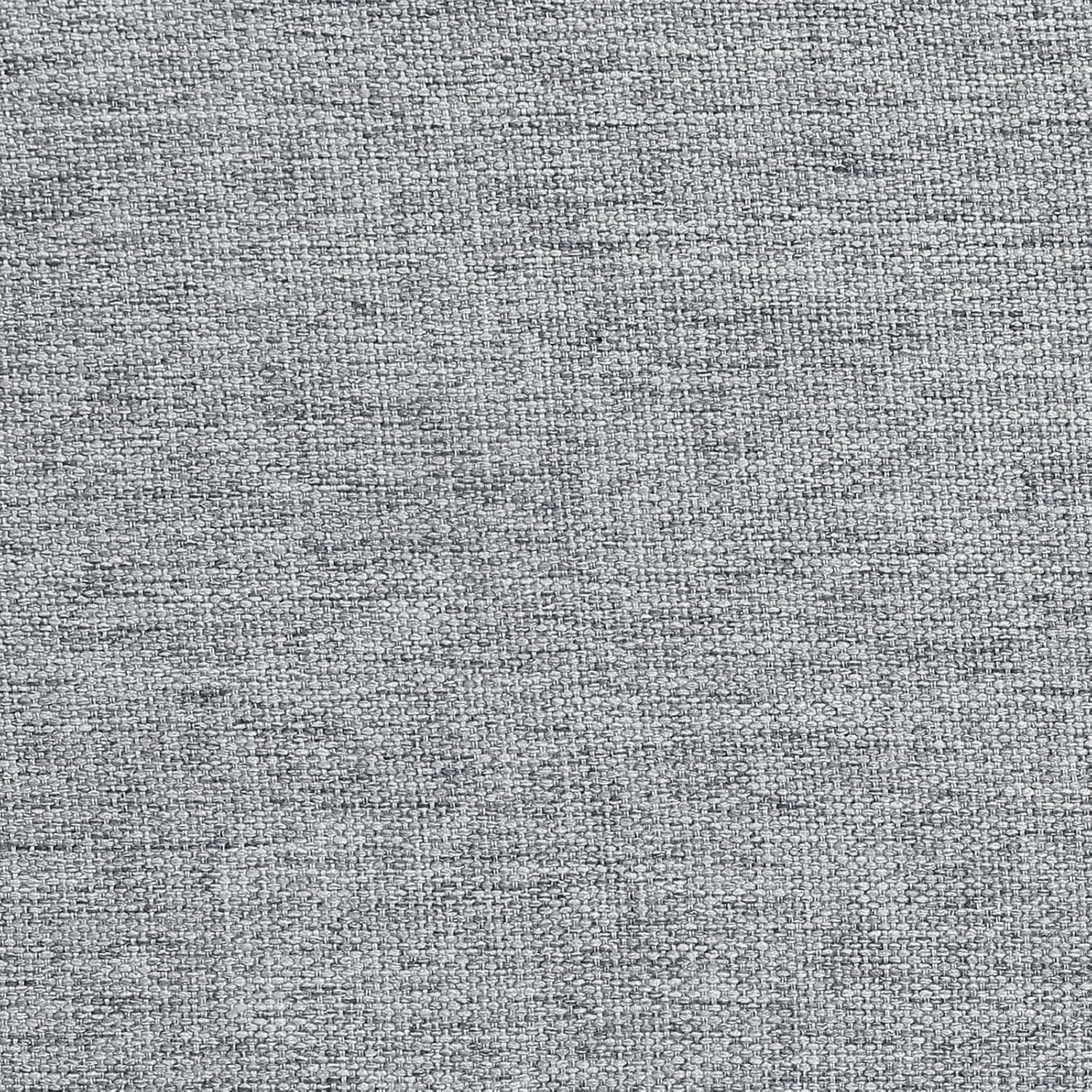 AAAAAcessories D-Shaped Chair Cushions, 2" Thick Dining Chair Pads with Ties and Removable, Machine-Washable Cover, 17" x 16", Set of 4, Gray