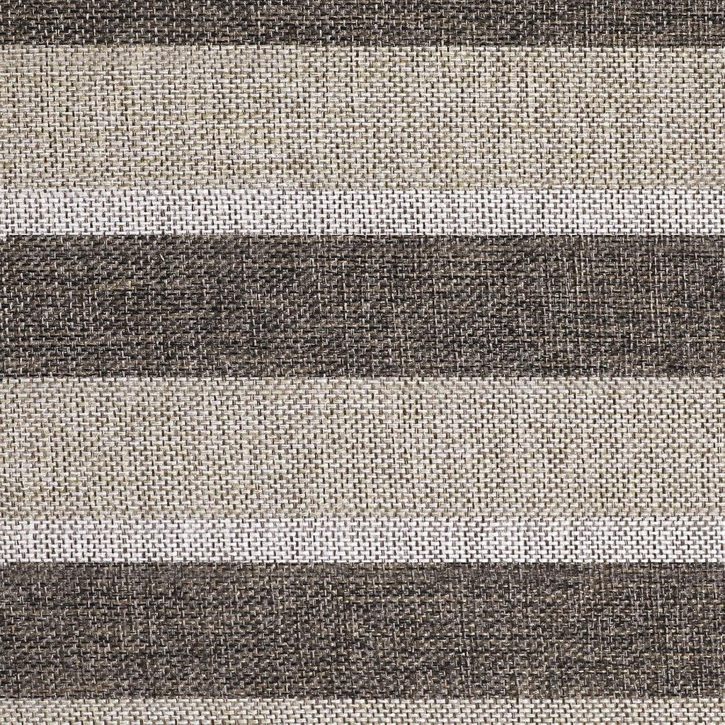 AAAAAcessories D-Shaped Chair Cushions, 2" Thick Dining Chair Pads with Ties and Removable, Machine-Washable Cover, 17" x 16", Boldstripes Chocolate/Beige