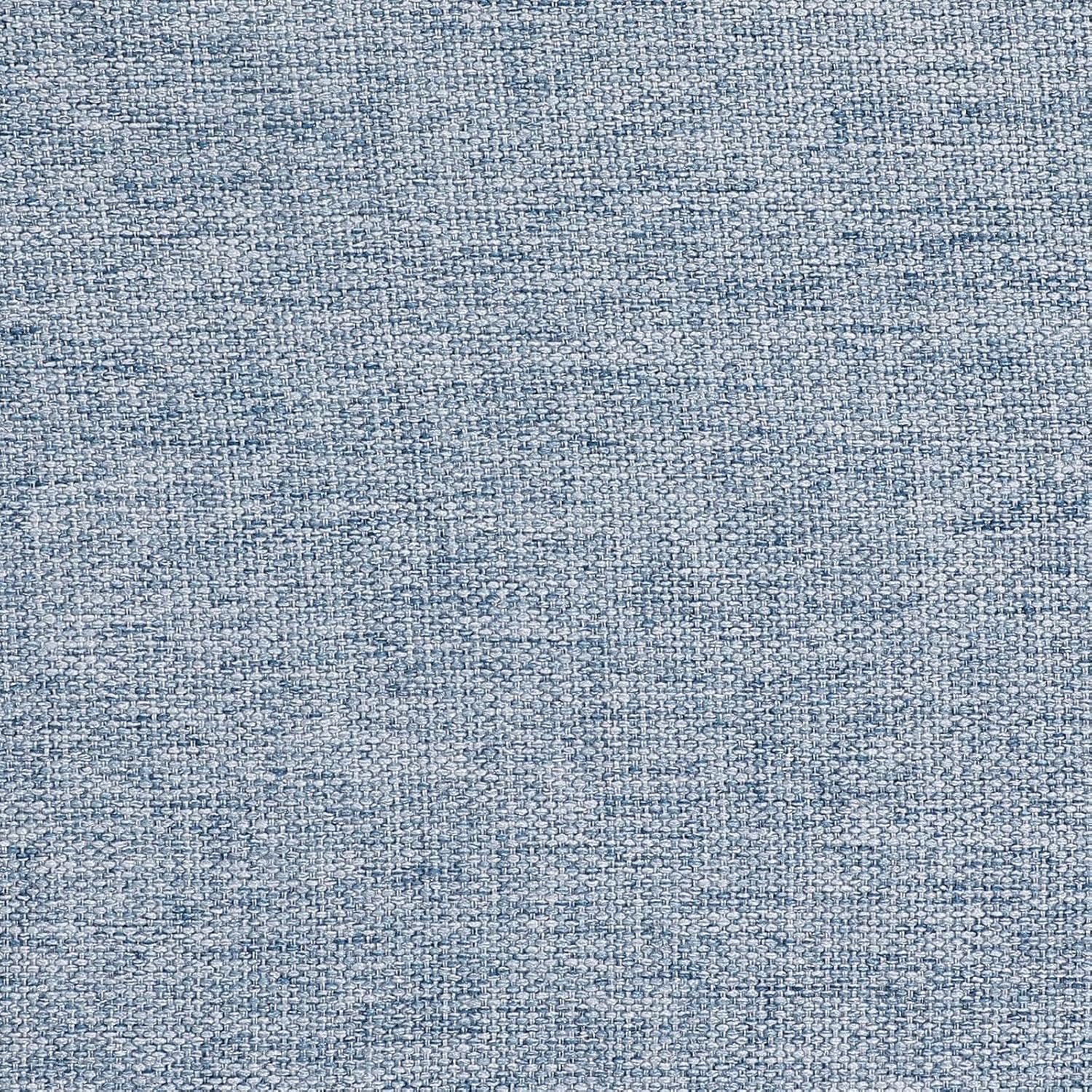 AAAAAcessories D-Shaped Chair Cushions, 2" Thick Dining Chair Pads with Ties and Removable, Machine-Washable Cover, 17" x 16", Set of 6, Light Blue