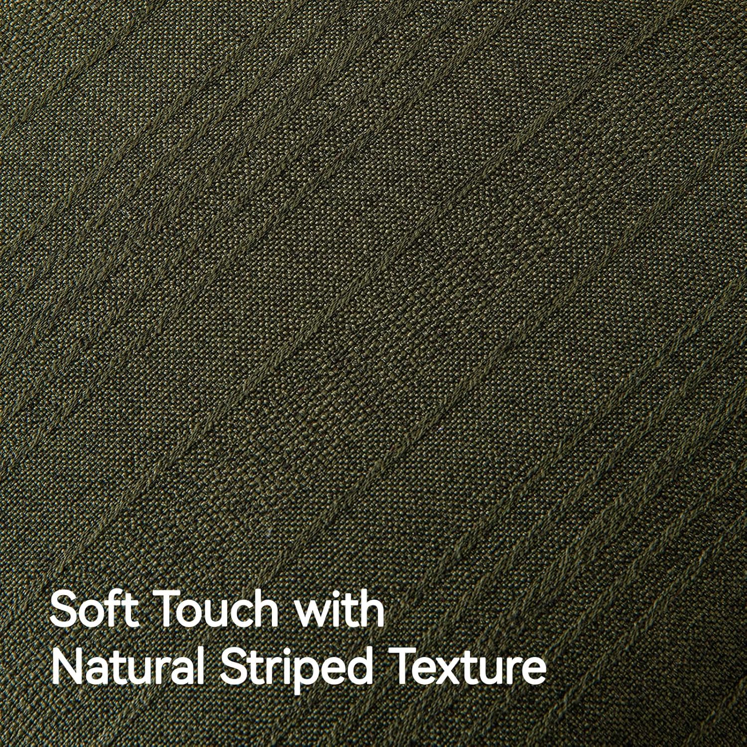 a moment Christmas Linen Pillow Covers Set of 2,Boho Farmhouse Throw Pillowcases Neutral Textured Decorative Covers for Couch Sofa,Soft Linen Blend Accent Case Cushion Home Decor 26"x26"Dark Green