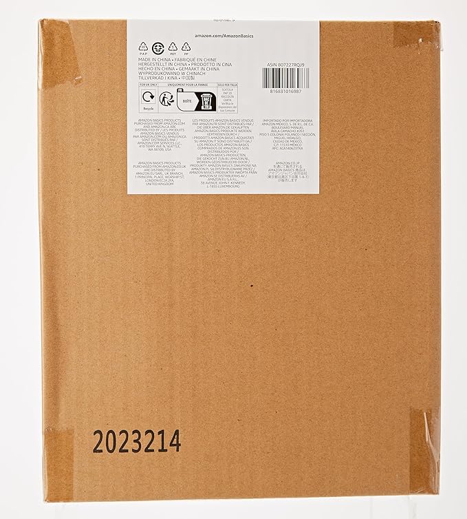 Amazon Basics Gravity Pet Water Dispenser for Cat, Dog, 1 gallon Capacity, Small, Gray