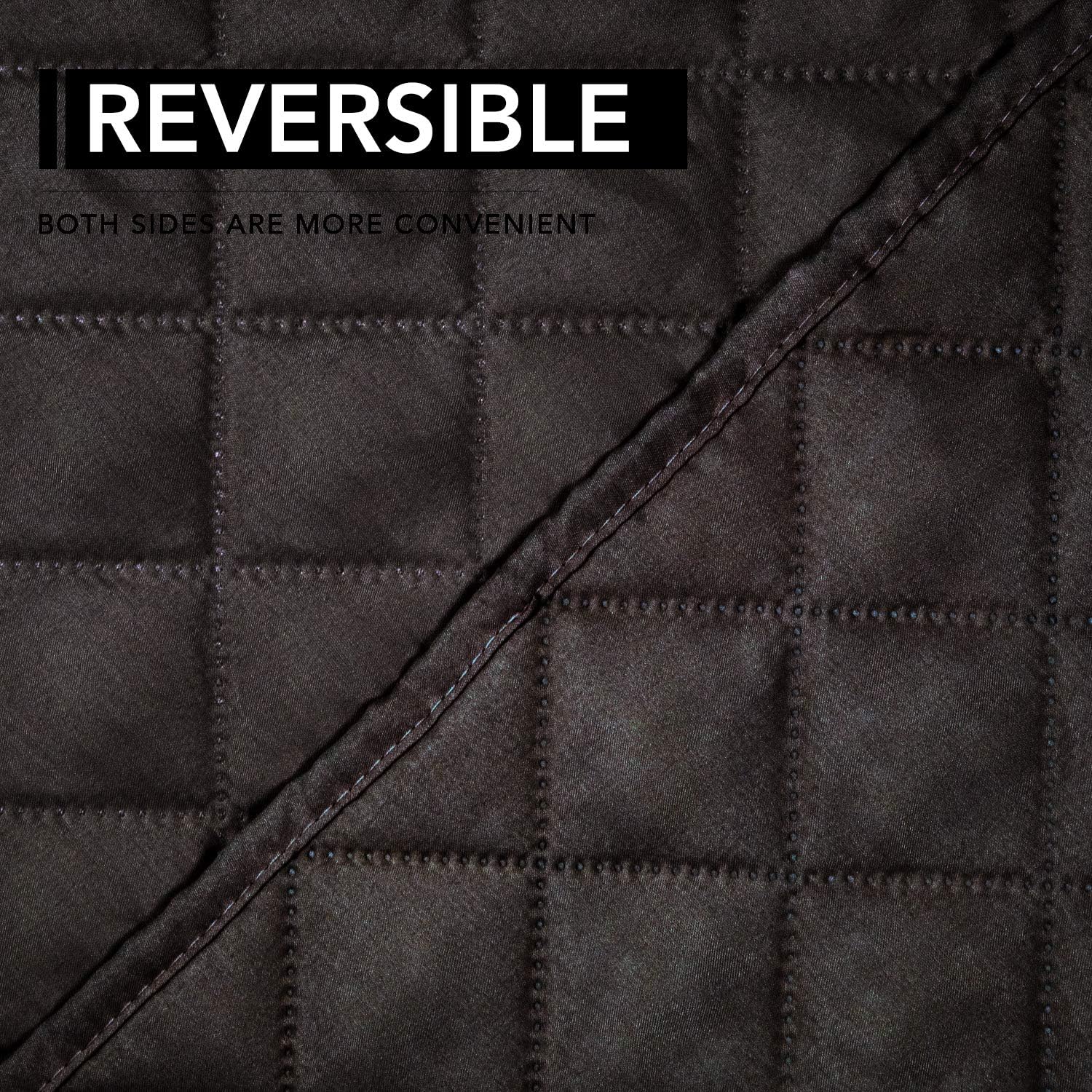 Easy-Going Oversized Recliner Chair Cover Reversible Sofa Cover Water Resistant Couch Cover Furniture Protector with Elastic Straps for Pets Kids Dog Cat (Oversized Recliner, Chocolate/Chocolate)