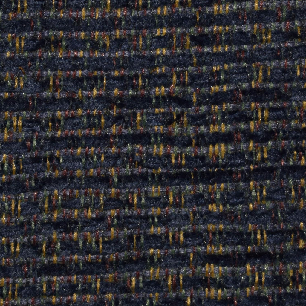 Klear Vu Omega Non-Slip Rocking Chair Cushion Set, Assembled in USA, Thick Padding & Tufted Design, Includes Seat Pad & Back Pillow with Ties, 17x17 Inches, 2-Piece Set, Tyson Navy