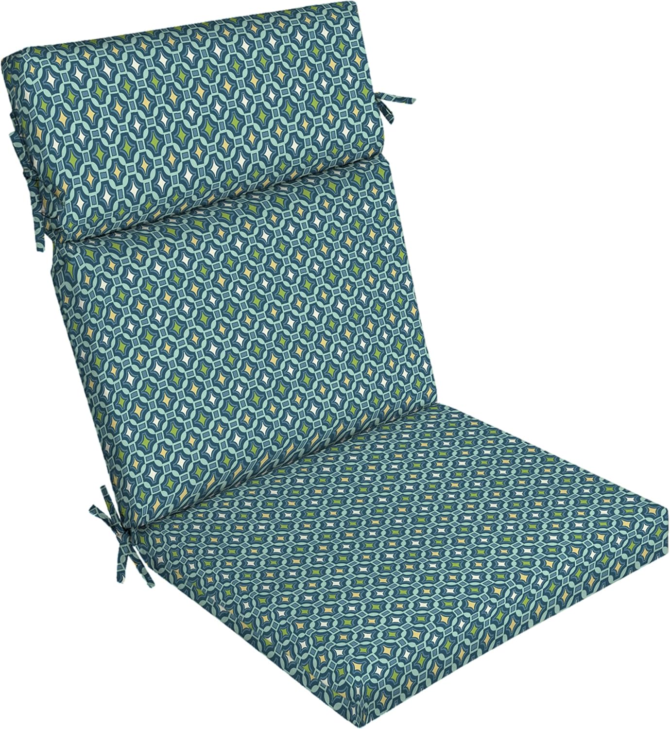 Arden Outdoor Chair Cushion, 21 x 20, Rain-Proof, Fade Resistant 21 x 20, Alana Tile