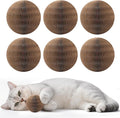 6-Pack Cardboard Cat Ball Toy with Bell – Interactive Cat Toy for Chasing, Batting, and Exercise – Durable & Irresistible Fun for Cats