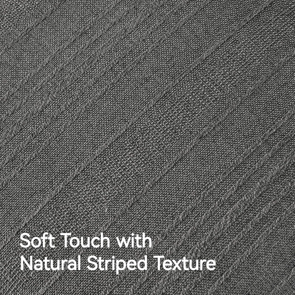 a moment Linen Pillow Covers Set of 2,Boho Farmhouse Throw Pillowcases Neutral Textured Decorative Covers for Couch Sofa,Soft Linen Blend Accent Case Cushion Living Room Home Decor 26"x26"Rustic Gray