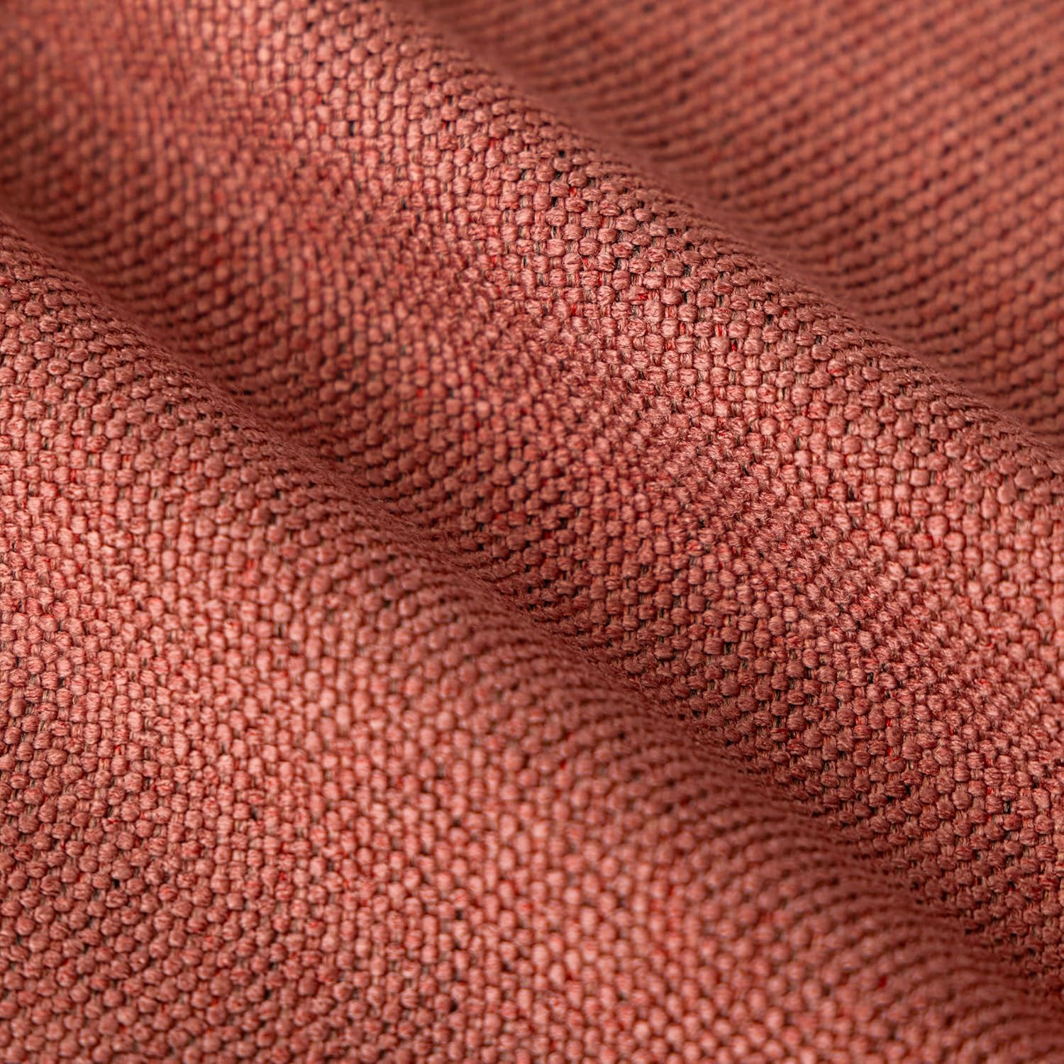 Throw Pillow with Insert 18x18 Inch Set of 2 - Modern Fall Home Decor for Living Room Sofa, Bed - Cute Square Accent Cases - Anthropologie Style Decor (Brick-Red #P1-07)