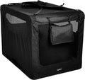 Amazon Basics Folding Portable Soft Pet Dog Crate Carrier Kennel, 42 x 31 x 31 inches, Black