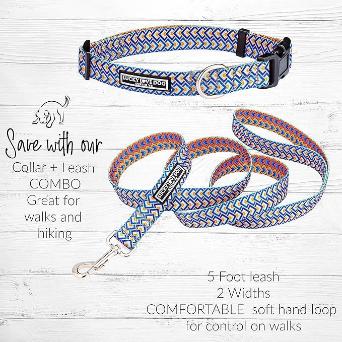 Lucky Love Dog Collars, Comfortable, Soft, Cute Dog Collar for Small Medium Large Dogs, Murphy, X-Small