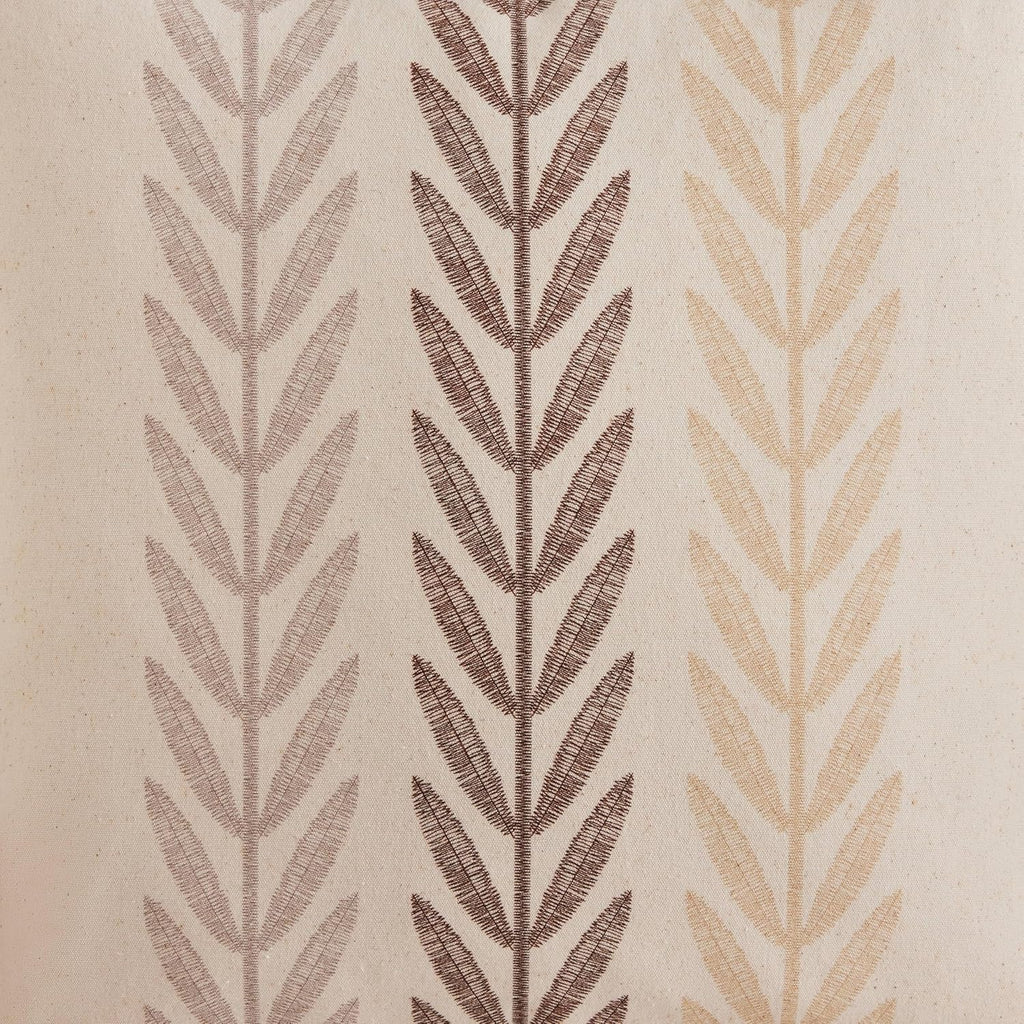 100% Cotton Farmhouse Leaves Throw Pillow Covers Set of 2, 20x20 Inch Mixed Beige Pastoral Decorative Print Cushion Covers for Sofa Bed Living Room Home Decor