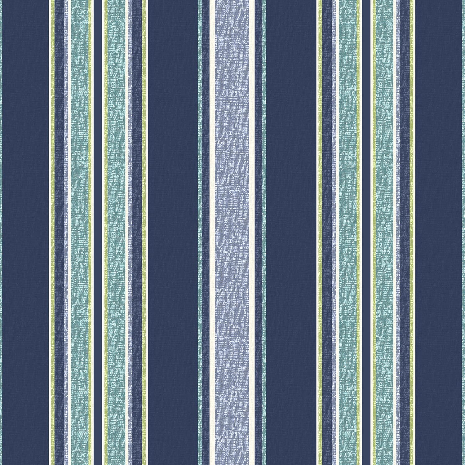 ARDEN Outdoor Chair Cushion, 21 x 20, Rain-Proof, Fade Resistant Sapphire Aurora Blue Stripe